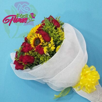 FF-119 Ramo de Rosas Girasoles