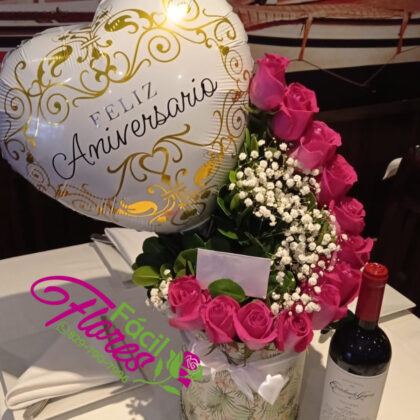 FF-353 Caja de Rosas Rosadas